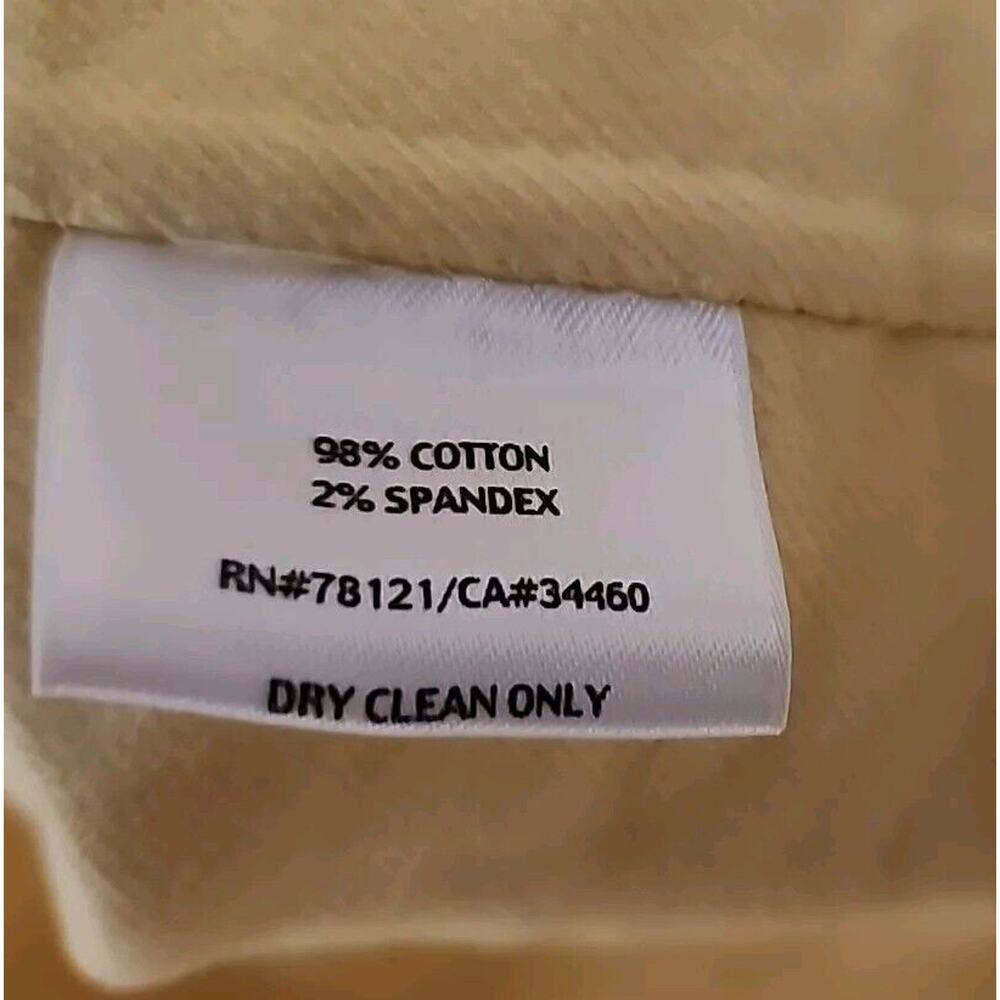 Eileen Fisher Cream Quilted Double-Breasted Jacket - Picture 6 of 10